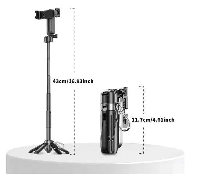 Quad stand open position for stable shooting