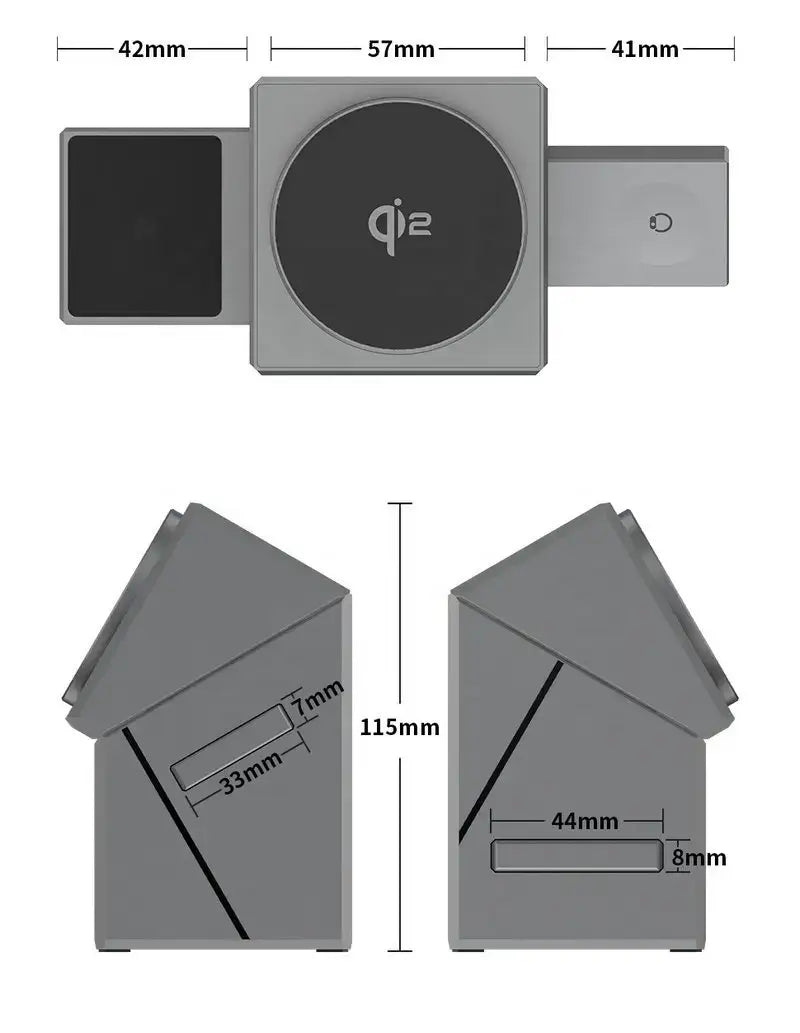 Auto-Rotation Magnetic Charger with Pop-Up Design