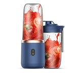 Portable blender with juice inside