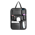 Car seat back organizer with multiple pockets