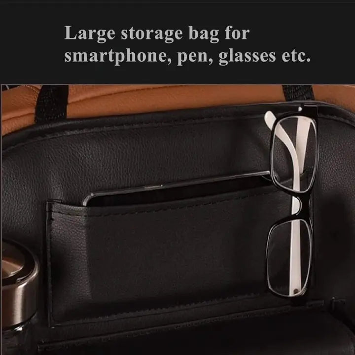 Travel organizer for car backseat