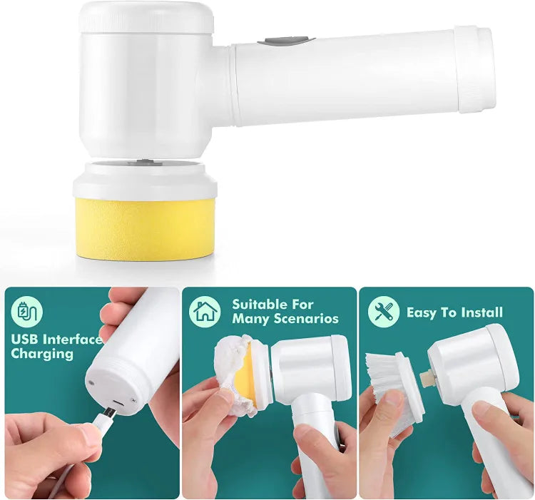 Cashmere brush set head electric scrubber KSA