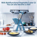 Stainless steel blade vegetable cutter
