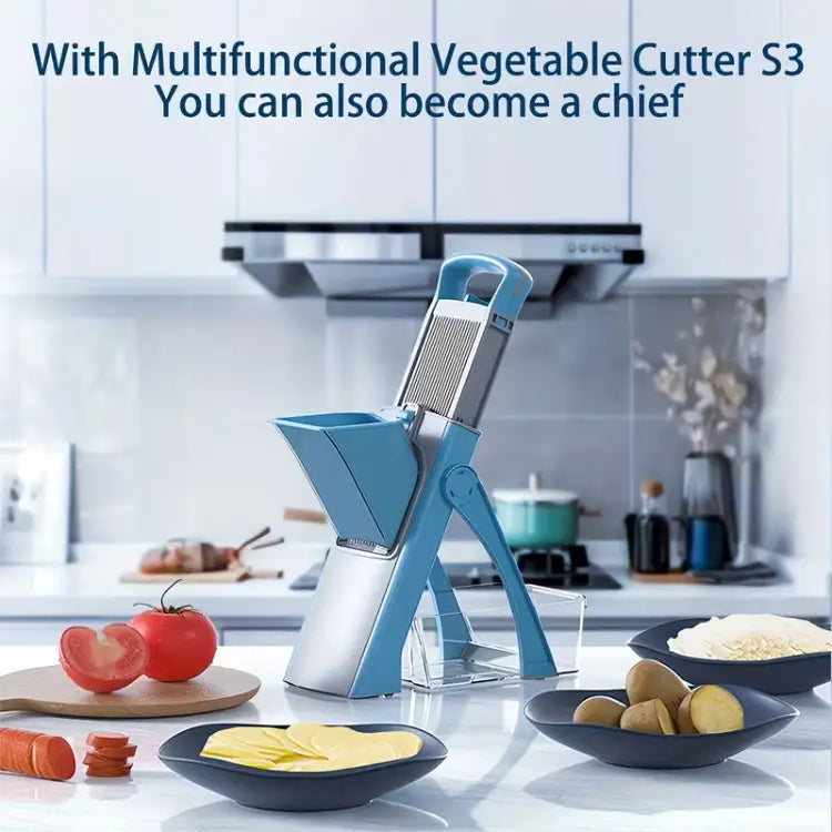 Stainless steel blade vegetable cutter
