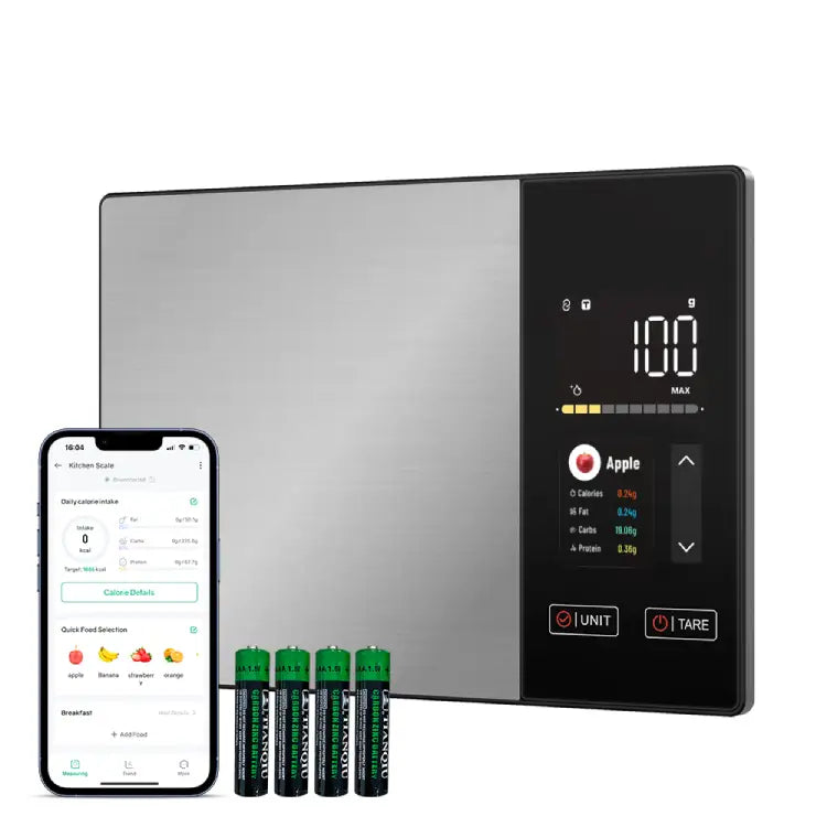 Precision digital kitchen scale for baking