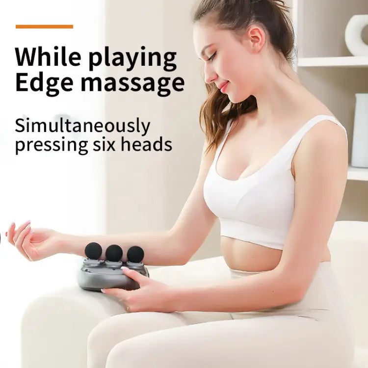 Side profile of iMartPick Six-Head Massage Gun