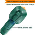 Travel-friendly portable mini iron in use