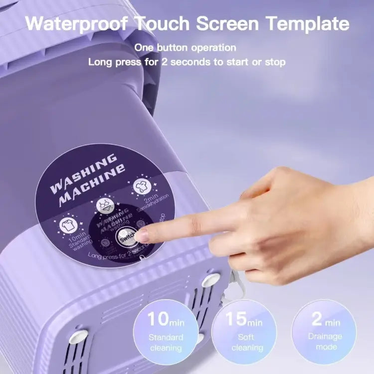 Lightweight portable washer