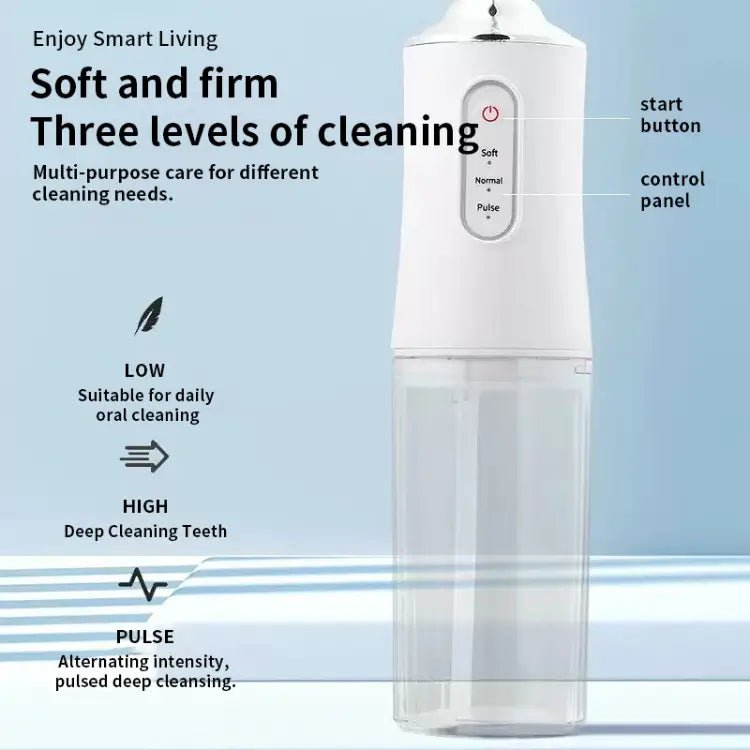 Tongue cleaner tip dental irrigator