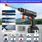High Pressure Car Washer Gun – 2 Lithium Battery, Cordless Pressure Washer Gun – iMartPick™