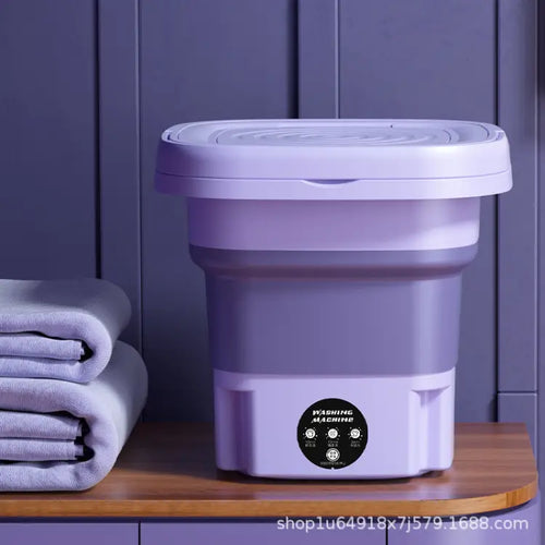 Mini washer with spin basket